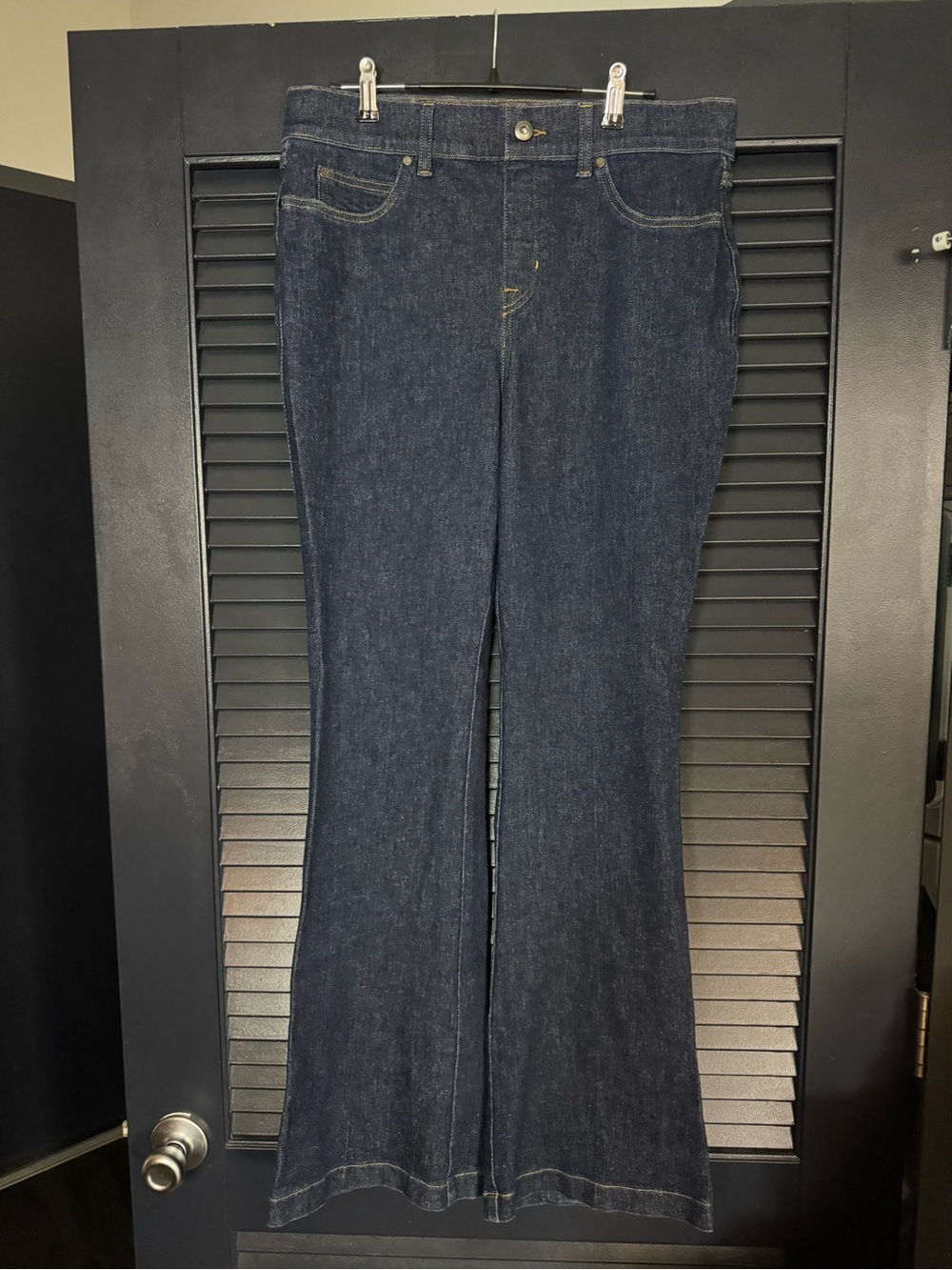 Spanx Dark Wash Flare Jeans XL